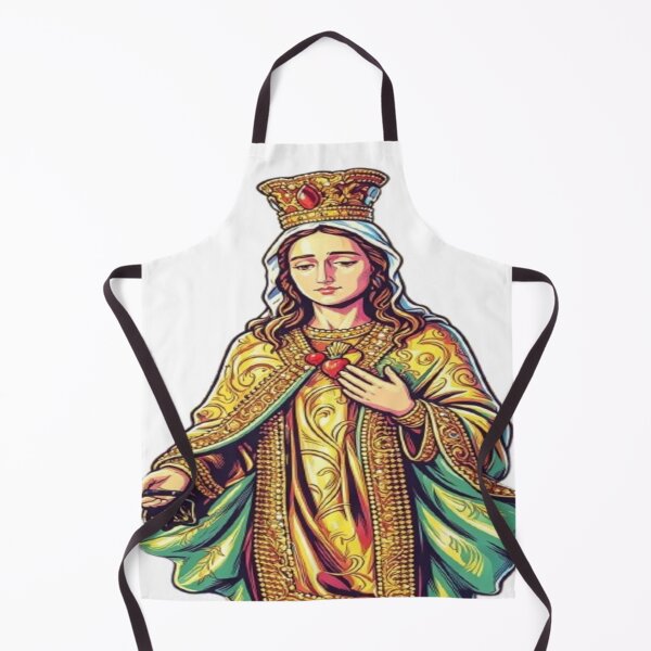 Item preview, Sacred Heart of Mary – Radiant Devotion Design designed and sold by Cristhian Almanza.