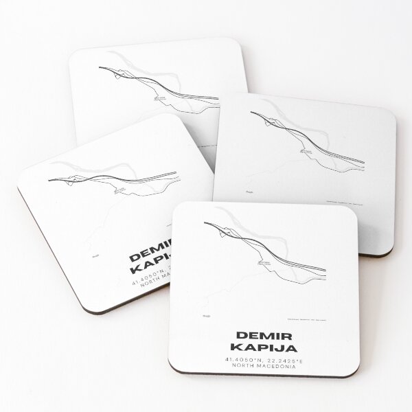 Item preview, Demir Kapija North Macedonia Minimalist City Map Print designed and sold by RM-Journey.