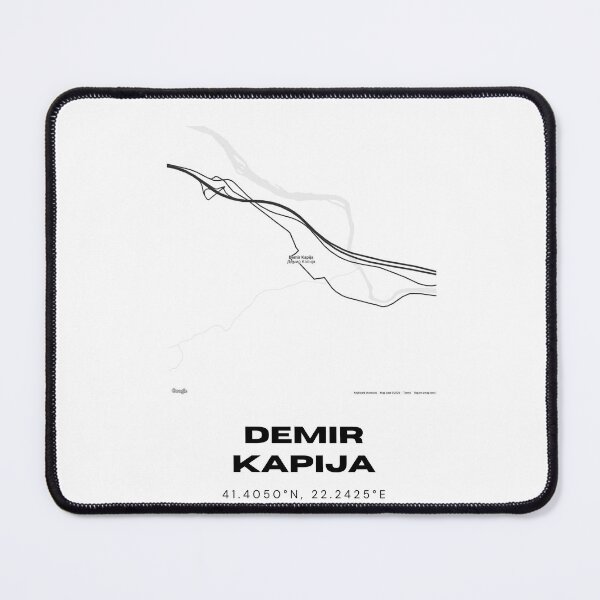 Item preview, Demir Kapija North Macedonia Minimalist City Map Print designed and sold by RM-Journey.