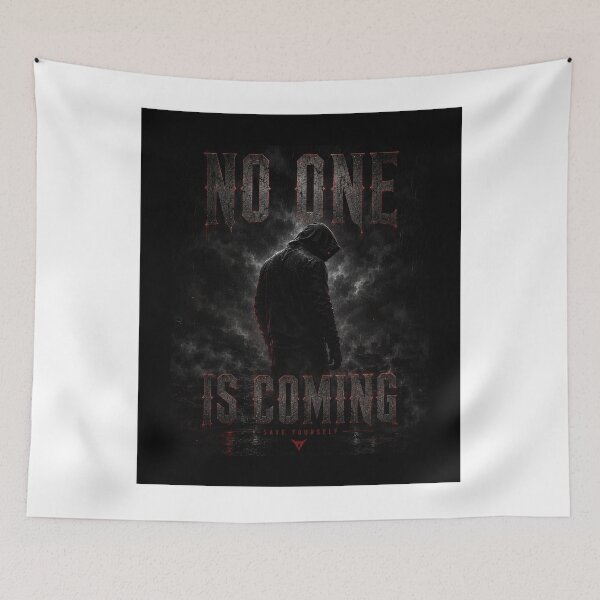 Item preview, NO ONE IS COMING Dark Mindset Design designed and sold by Wild Horizon Studio.
