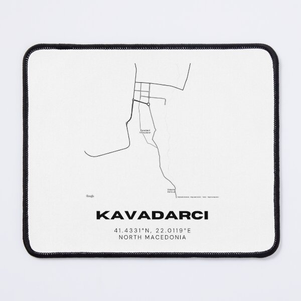 Item preview, Kavadarci North Macedonia Minimal City Map Artwork designed and sold by RM-Journey.