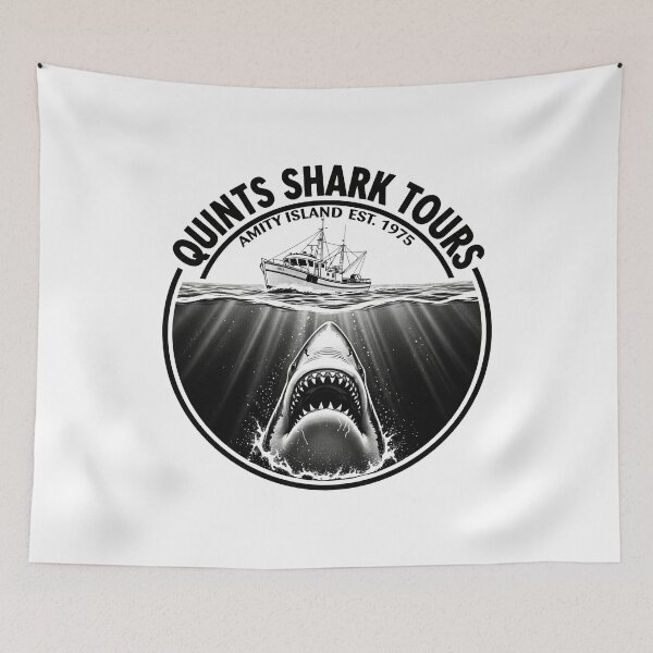 Item preview, Quints Shark Tours-EST 1975 designed and sold by Bruce Custom Creations.