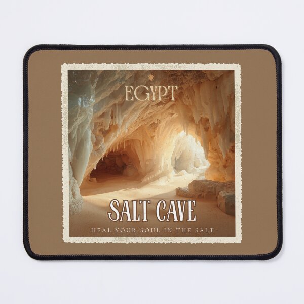 Item preview, Vintage Egypt Siwa Salt Cave Travel Safari Poster designed and sold by KaBaRen.