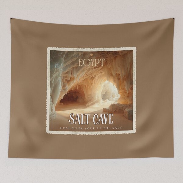 Item preview, Vintage Egypt Siwa Salt Cave Travel Safari Poster designed and sold by KaBaRen.