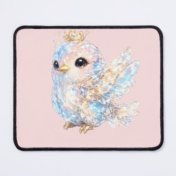 Item preview,  Blue Crystal Bird | Dark Fantasy Aesthetic designed and sold by Rawafi Art Studio.