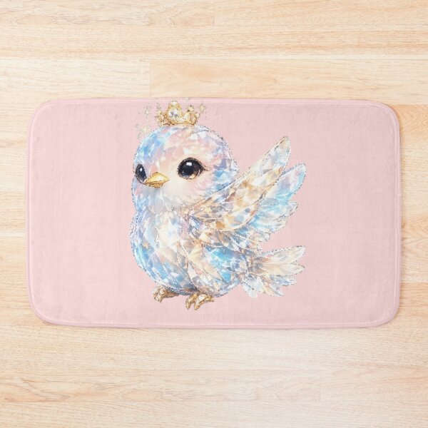 Item preview, Blue Crystal Bird | Dark Fantasy Aesthetic designed and sold by Rawafi Art Studio.