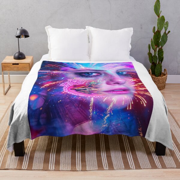Item preview, Neon Glitch Effy Stonem Skins Portrait designed and sold by y2kponyclub.