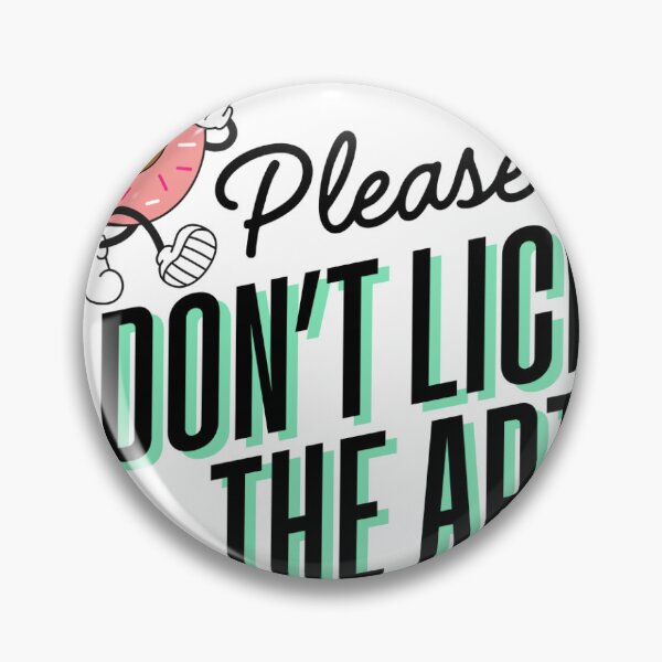 Item preview, Please don't lick the art (doughnut) designed and sold by CURIO STUDIO.