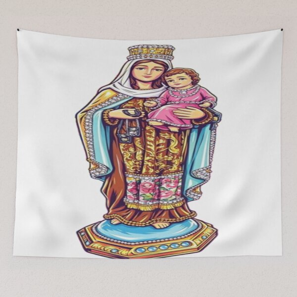 Item preview, Virgin Mary and Child – Radiant Devotion Design designed and sold by Cristhian Almanza.