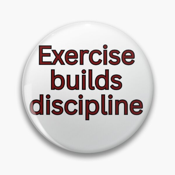 Item preview, Exercise build discipline-gym quote designed and sold by Omer's store.