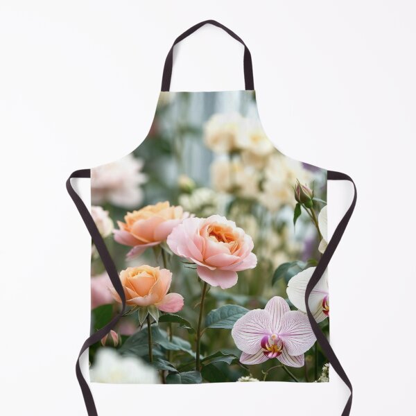 Item preview, Pastel Roses and Orchids Garden designed and sold by IntelliMindDesigns.