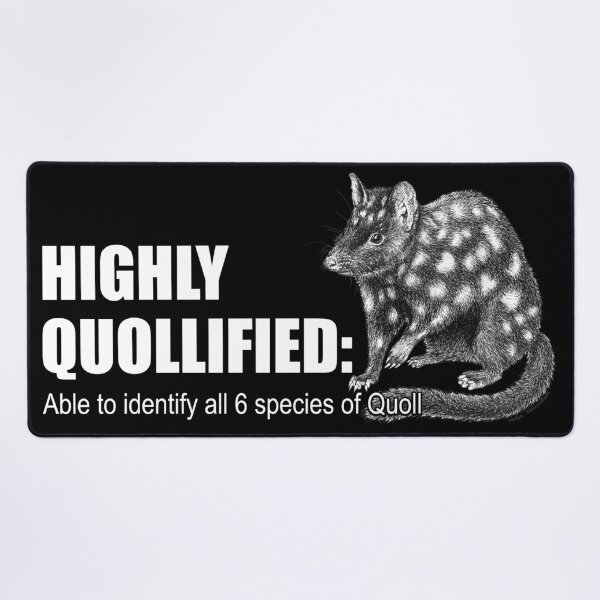 Item preview, Highly QUOLLified - 6 species of Quoll - Eastern Quoll artwork designed and sold by Nadya Neklioudova.