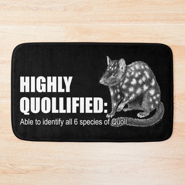 Item preview, Highly QUOLLified - 6 species of Quoll - Eastern Quoll artwork designed and sold by Nadya Neklioudova.