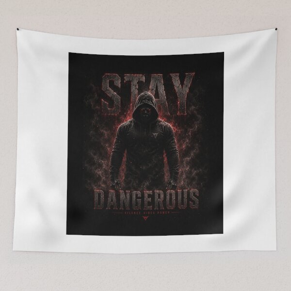 Item preview, STAY DANGEROUS Dark Gym Design designed and sold by Wild Horizon Studio.
