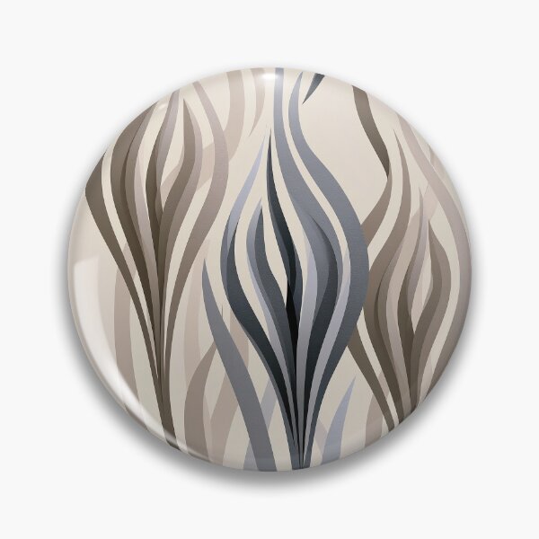 Item preview, Minimalist Organic Abstract Flames in Neutral Tones designed and sold by SlowRegardArt.