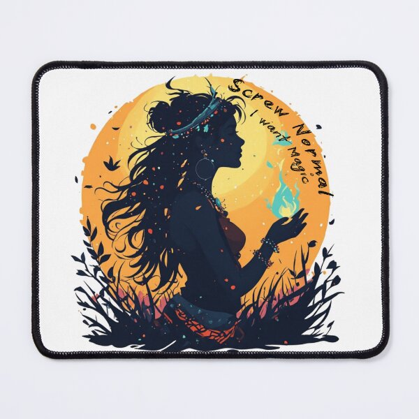 Item preview, Screw Normal I Want Magic Witchy Celestial Graphic designed and sold by alizye.