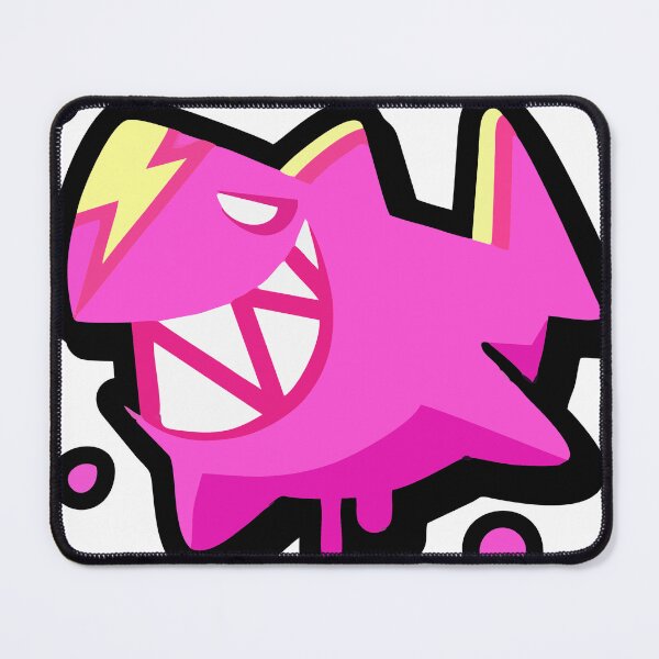 Item preview, Neon Pink Cyber Shark Graffiti Art - Edgy Pop Culture Sticker designed and sold by Centaurosticker.