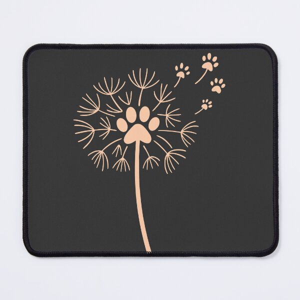 Item preview, Peach Paw Print Dandelion Memorial designed and sold by Corvoria.