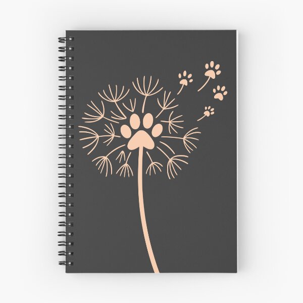 Item preview, Peach Paw Print Dandelion Memorial designed and sold by Corvoria.