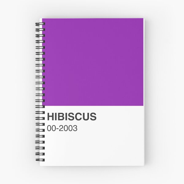 Item preview, Hibiscus Book Purple Colour Swatch - Full Width designed and sold by The Colourful Game.
