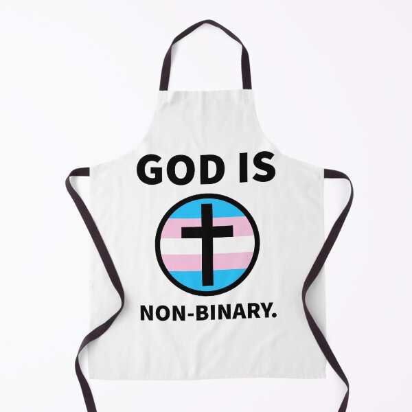 Item preview, God is non-binary.  designed and sold by Rachel the Artist .