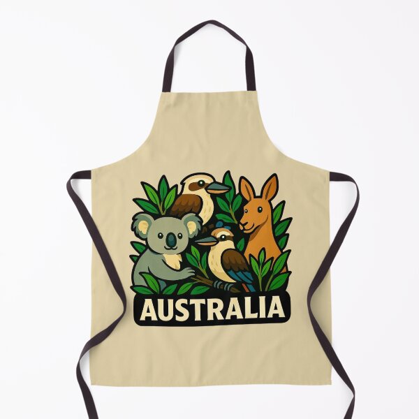 Item preview, Australia Wildlife - Koala, Kookaburra & Kangaroo designed and sold by Myra365Art.