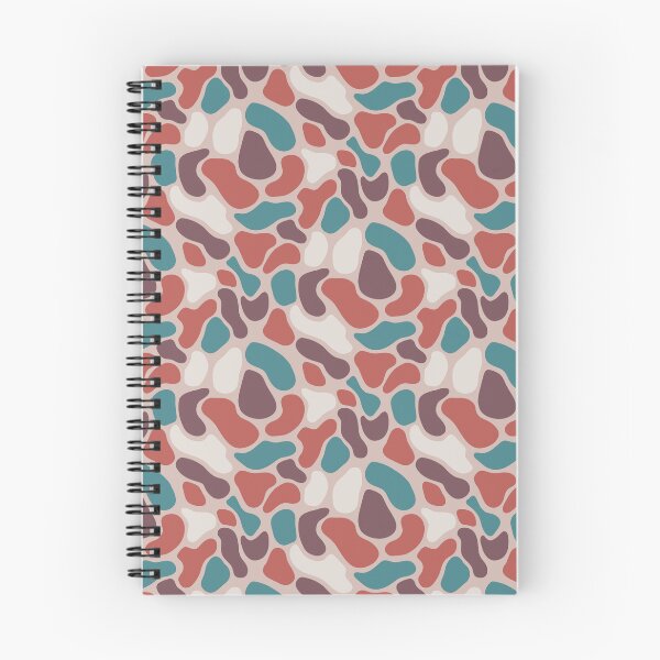 Item preview, Retro Camo (red teal maroon white) designed and sold by Doodloom.