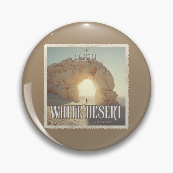 Item preview, Vintage Egypt White Desert Arch Travel Safari Poster designed and sold by KaBaRen.