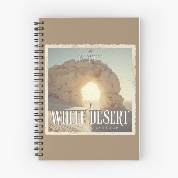Item preview, Vintage Egypt White Desert Arch Travel Safari Poster designed and sold by KaBaRen.