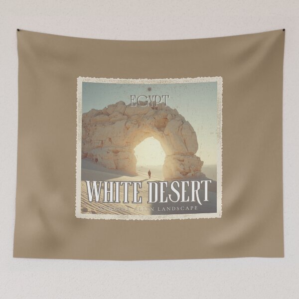 Item preview, Vintage Egypt White Desert Arch Travel Safari Poster designed and sold by KaBaRen.