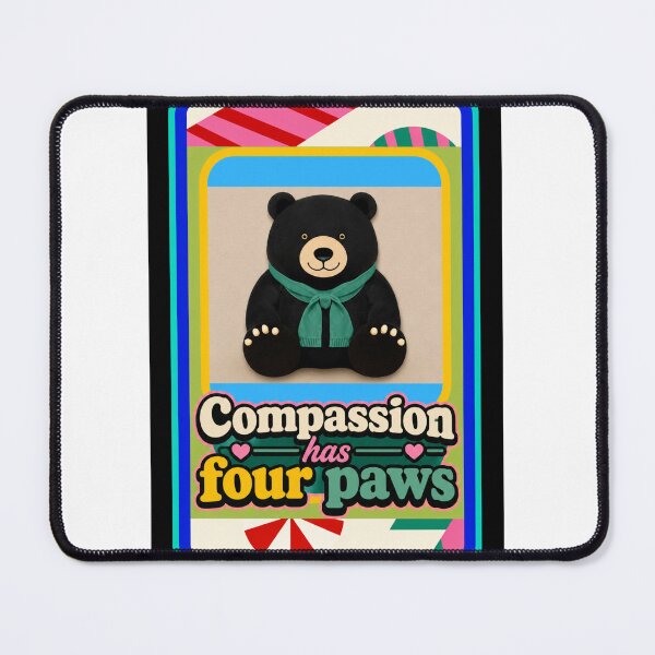 Item preview, Compassion has four paws designed and sold by oxymoronwhey2go.
