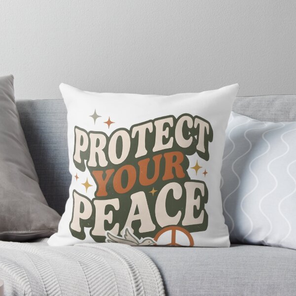 Item preview, Protect Your Peace Retro Groovy Aesthetic Typography designed and sold by Taha Art Designs.