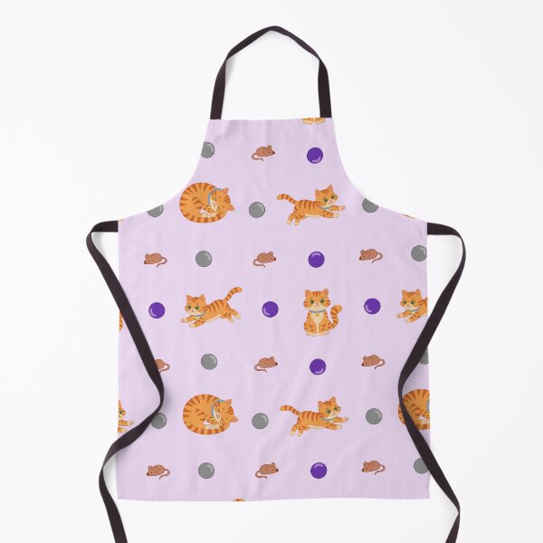 Item preview, Playful Ginger Cat and Toys Seamless Pattern designed and sold by Surya Design Studio.