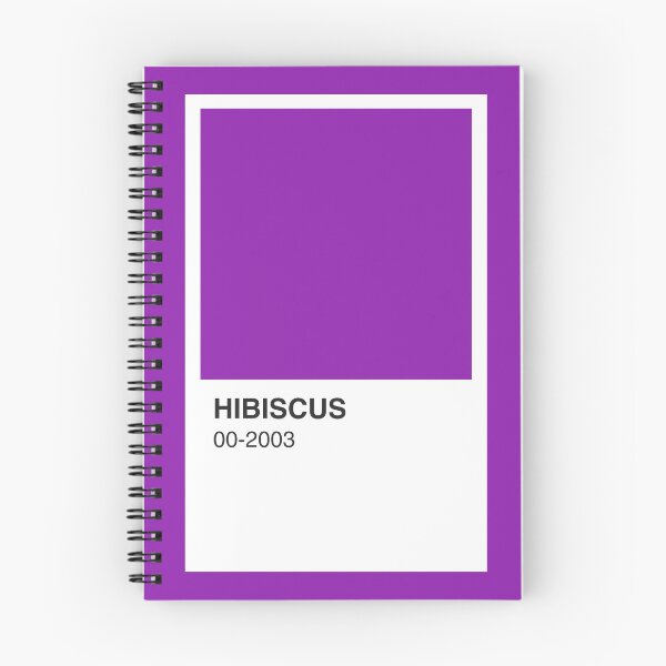 Item preview, Hibiscus Book Purple Colour Swatch - Purple Border designed and sold by The Colourful Game.