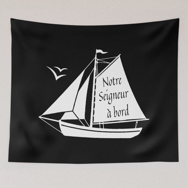 Item preview, French - Lord on the Board / Notre Seigneur a bord designed and sold by Contrast-Factory.