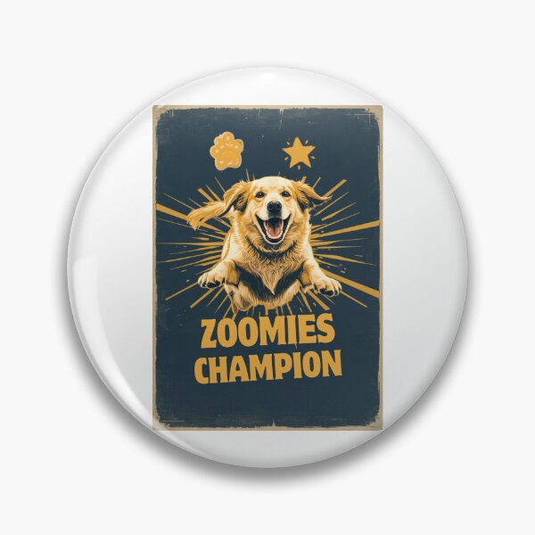 Item preview, Zoomies Champion Funny Retro Dog Design designed and sold by jojodebondy.