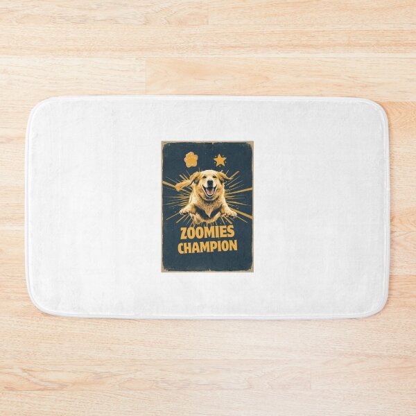Item preview, Zoomies Champion Funny Retro Dog Design designed and sold by jojodebondy.