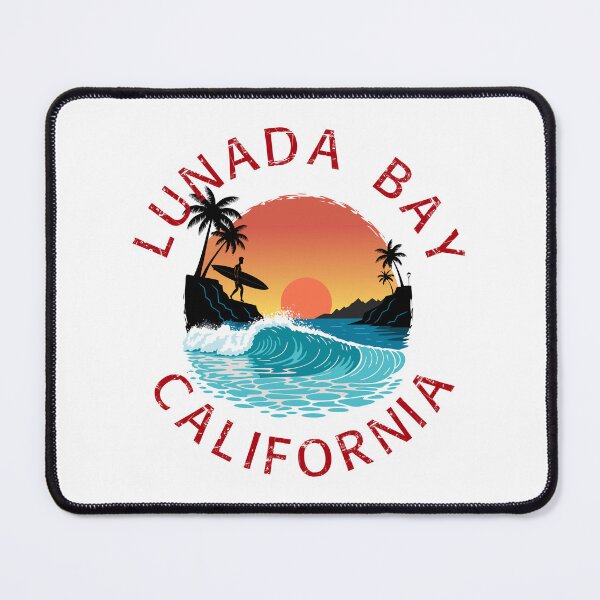 Item preview, Lunada Bay - California (with Red Lettering) designed and sold by VelvetRoom.