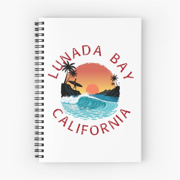Item preview, Lunada Bay - California (with Red Lettering) designed and sold by VelvetRoom.