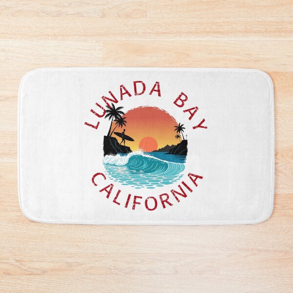 Item preview, Lunada Bay - California (with Red Lettering) designed and sold by VelvetRoom.