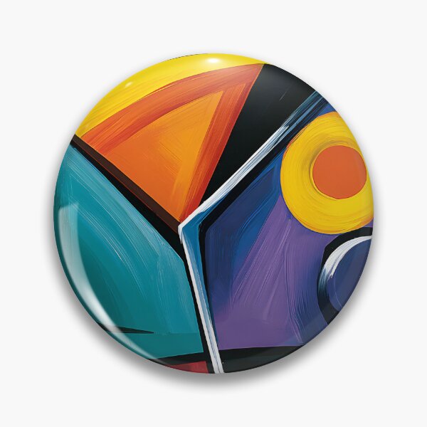 Item preview, Shaken Into Color - An Abstract Martini Glass Built from Bold Geometry and Vibrant Nightlife Energy designed and sold by OlfactoART Studio.