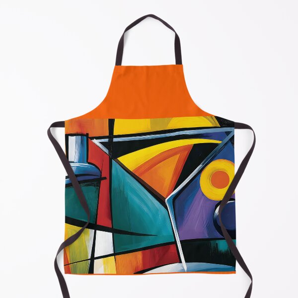 Item preview, Shaken Into Color - An Abstract Martini Glass Built from Bold Geometry and Vibrant Nightlife Energy designed and sold by OlfactoART Studio.
