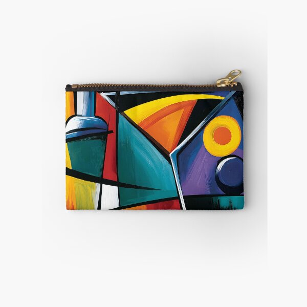 Item preview, Shaken Into Color - An Abstract Martini Glass Built from Bold Geometry and Vibrant Nightlife Energy designed and sold by OlfactoART Studio.