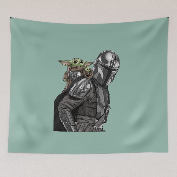 Item preview, Mandalorian and Grogu designed and sold by blacksnowcomics.