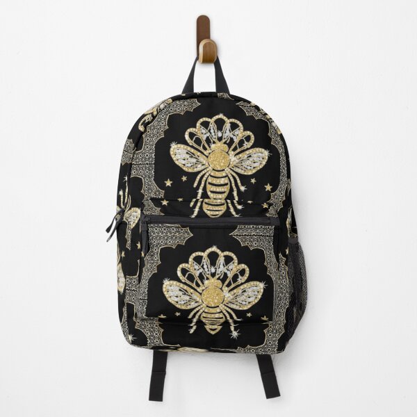 Item preview, Golden Queen Bee | Luxury Sparkling Insect Illustration designed and sold by Rawafi Art Studio.