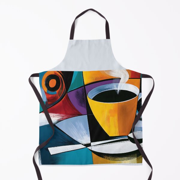 Item preview, Brewed in Bold Angles - Stylized Coffee Cup Alive with Abstract Geometry and Vibrant Modern Color designed and sold by OlfactoART Studio.