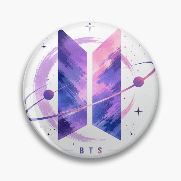 Item preview, Diseño de logotipo estético de galaxia de BTS | Camiseta gráfica abstracta de Kpop en morado y rosa designed and sold by Dimu Co..