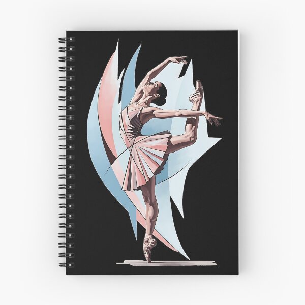 Item preview, Elegant Ballet Pink and Blue Dance Ballerina designed and sold by UrbanPrts.