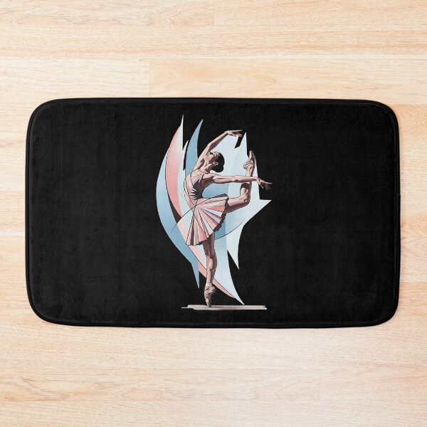 Item preview, Elegant Ballet Pink and Blue Dance Ballerina designed and sold by UrbanPrts.
