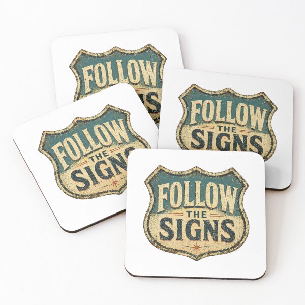 Item preview, Follow The Signs | Retro Roadside Motel Sign Graphic Tee designed and sold by Rewind Society.